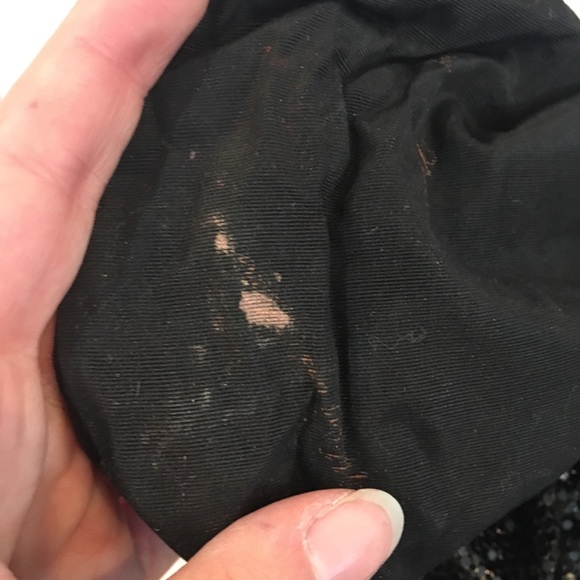 WHITING & DAVIS Black Metallic Mesh Pouch Purse - Picture 5 of 8